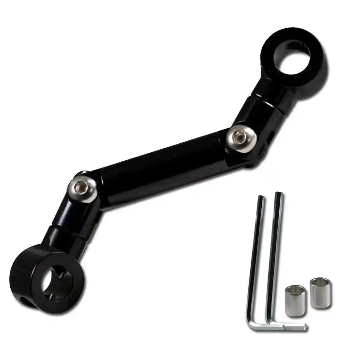 Sonderaktion Adapter Bremsbehälter | schw. eloxiert | Aluminium