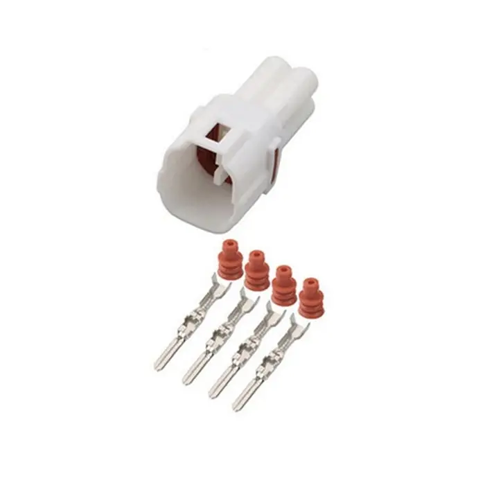 Zertifiziert ACEWELL | 4er Stecker | männlich | weiss