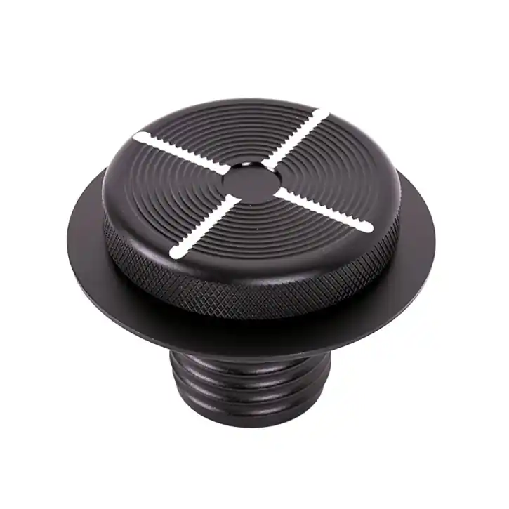 Preisreduziert FUEL CAP BMW R models (R45 R65 R75 R80 R90 R100 /5 /6 /7), aluminum, black