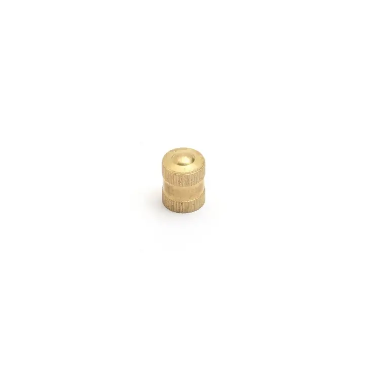 Valve Stem Cap 24 Oldschool  flat brass Günstig