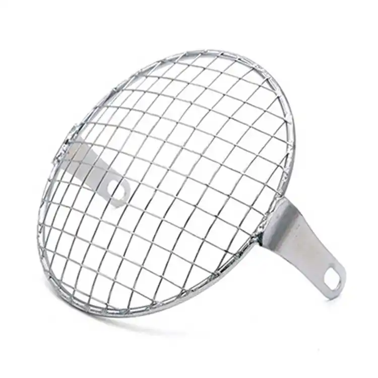 Top-Seller Lamp grille silver, universal for Scrambler