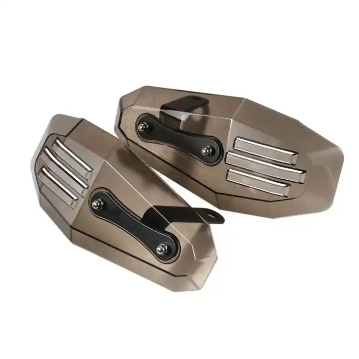 Echt Handprotektoren für Harley-Davidson smoke