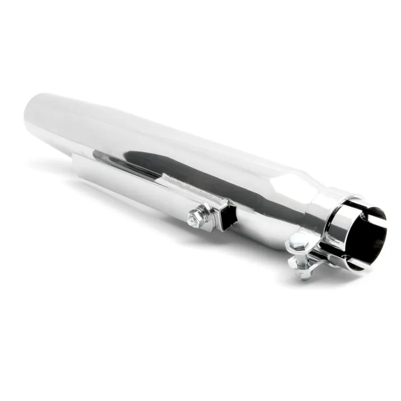 Schalldämpfer Custom STRAIGHT Chrom Garantierte Lieferung