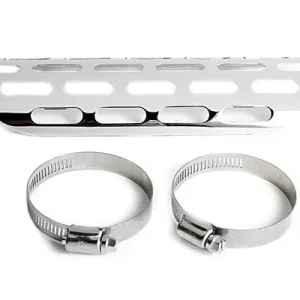 Nur Heute Heat Shield Universal 9" Chrom Slotted