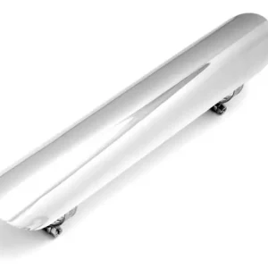 Heat Shield for 1-¾", 45 mm exhaust, 305 mm long, Chrome Kostenloser Rückversand