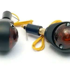 Kostenloser Versand Bullseye Handlebar-Turn Signals Smoke/Black, ECE