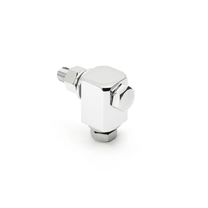 Scheinwerfer-Montageblock Bottom Mount chrom Gratis Versand