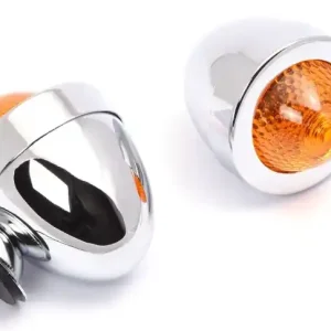 Bullet Turn Signals Chrome, ECE Günstig
