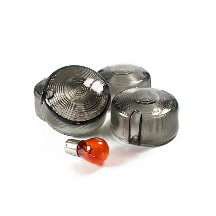 Online Kaufen Turn Signal Lens Kit Smoked for Harley Evo models, ECE