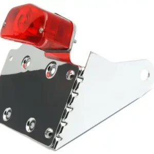 Lucas Style Taillight with Side Monut License Plate Frame, ECE Begrenztes Angebot