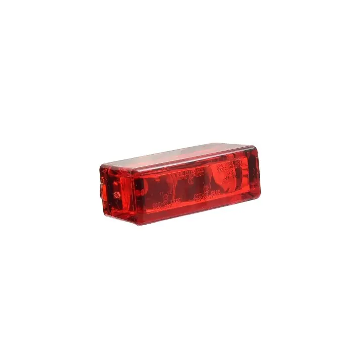 Ausverkauf Micro Taillight LED Rectangle Red 27 x 10 mm, ECE