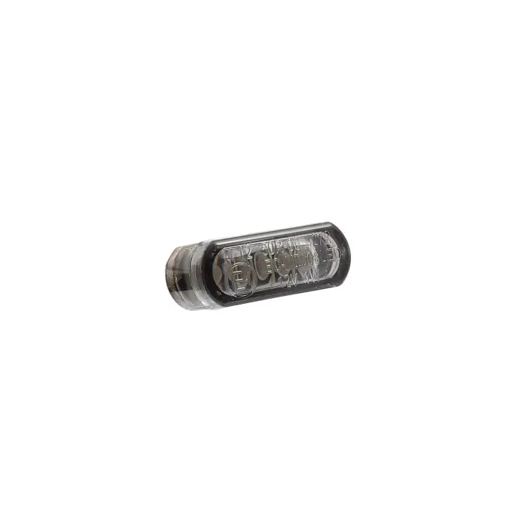 Echt Micro-Blinker LED Rounded Smoke 21,5 x 8 mm, ECE