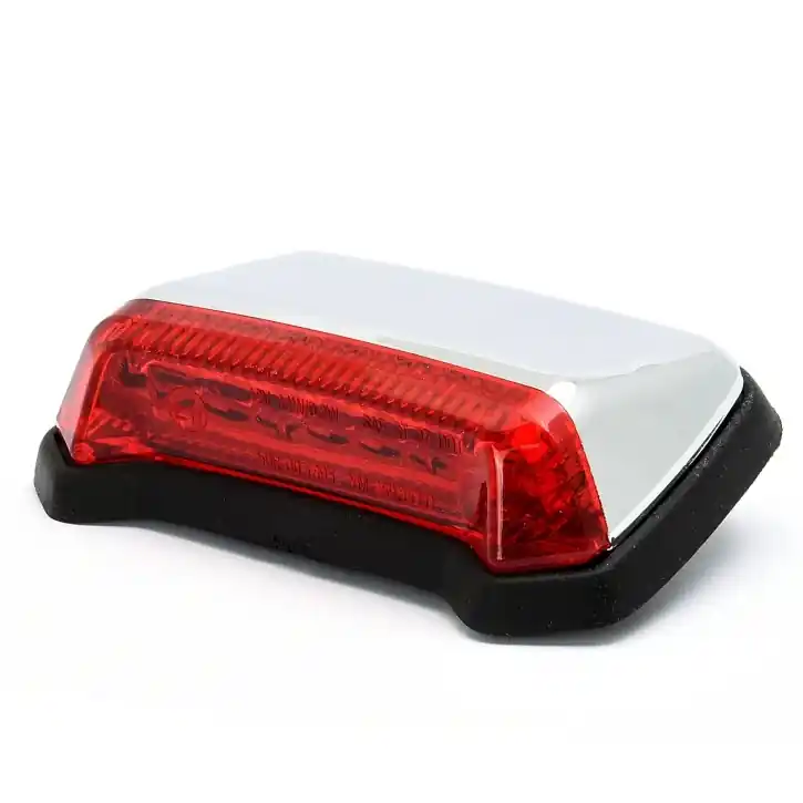 LED Taillight Super Flat Chrome, ECE Bestpreis