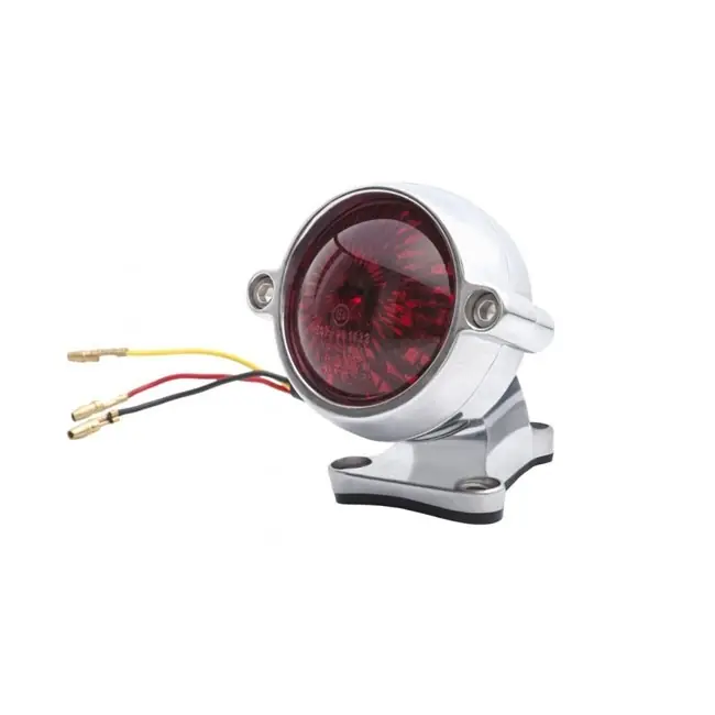 Knallerangebot Motone "Eldorado" LED Tail Light -Polished- with fendermount, ECE