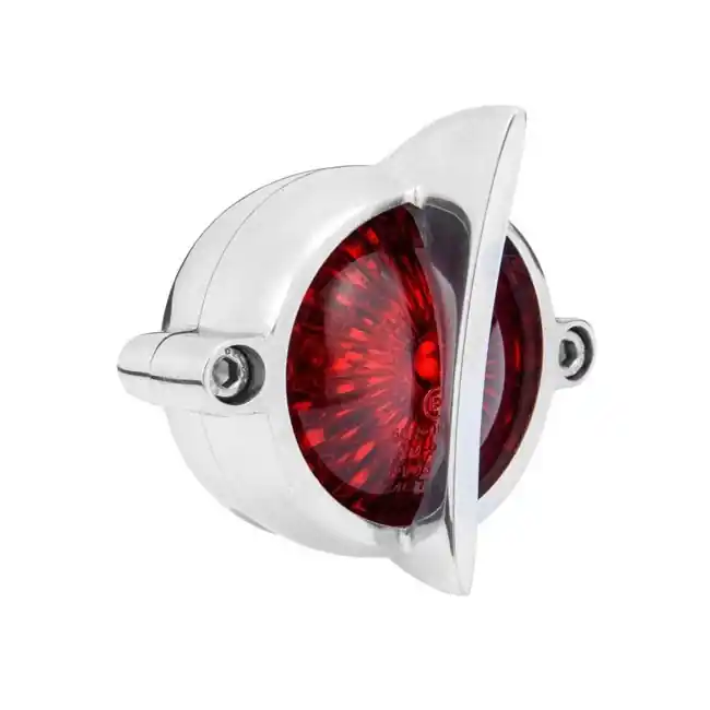 Rabatt Motone "Cuda" LED Tail Light - Polished, ECE