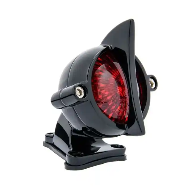 Neue Kollektion Motone "Cuda" LED Rücklicht - schwarz - mit Halterung, ECE