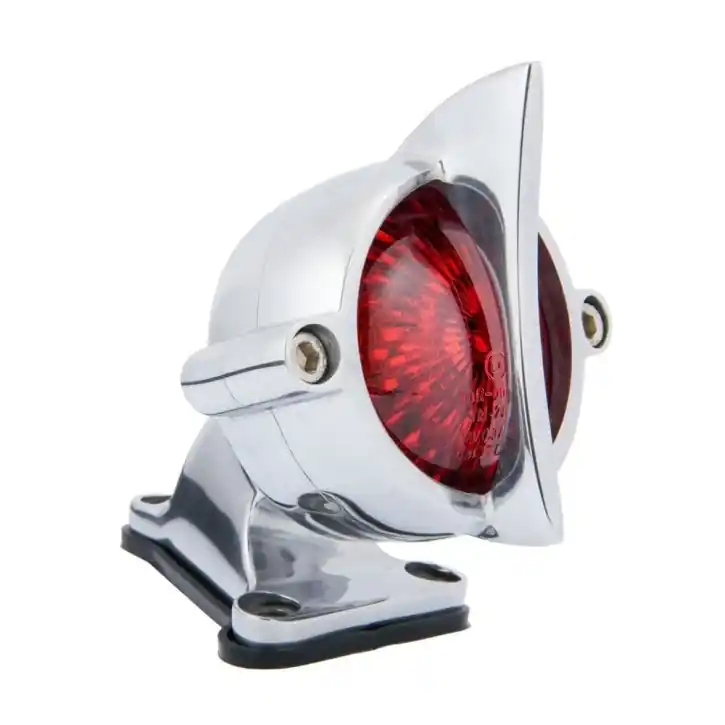Sichere Zahlung Motone "Cuda" LED Tail Light - Polished, ECE