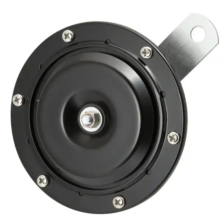 Disc Style Hupe 100 mm schwarz mit E-Zulassung Kostenfreie Lieferung