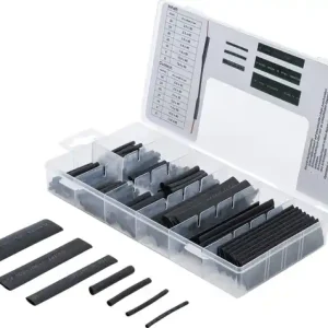 Schrumpfschlauch Sortiment schwarz 126-tlg. Sonderangebot