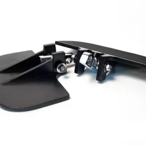 Floor Boards H-D Style Solid ajustable front or rear, black Beliebt