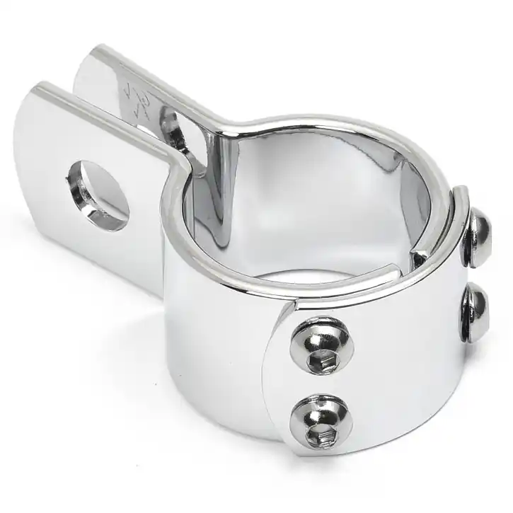 Highlight Sturzbügelklemme 1½ Zoll (38 mm) chrom Rahmenklemme