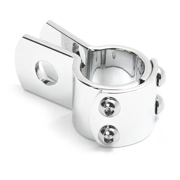 Super-Preis Sturzbügelklemme 1 1/8 Zoll (28,6 mm) chrom Rahmenklemme