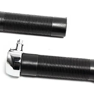 Griff-Set mit Gasgriffklemme "Anderson Style" Schwarz 1 Zoll Super-Preis