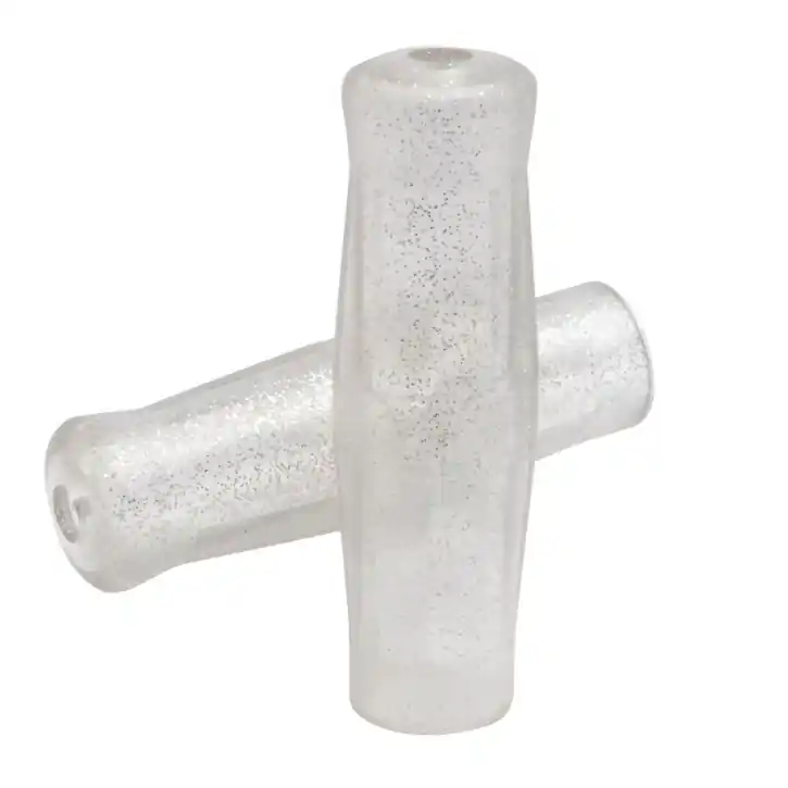 Old style grips Metalflake silver 1 inch Schnäppchen