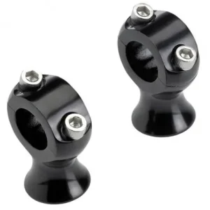 1 3/4" Biltwell Riser Slimline schwarz mit Teilegutachten für 1" Zoll Lenker Neu Im Sortiment