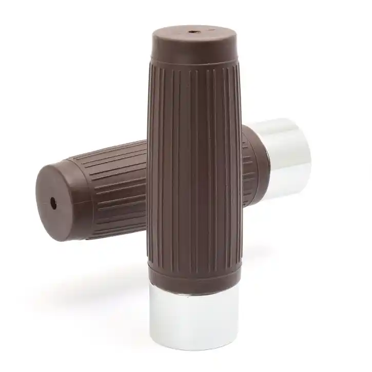 Vintage Grips brown with metal sleeve 22 mm Heißes Angebot