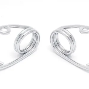 2" Hairpin Springs Solo Seat Chrome - left and right (2 pcs.) Hairspring Günstig