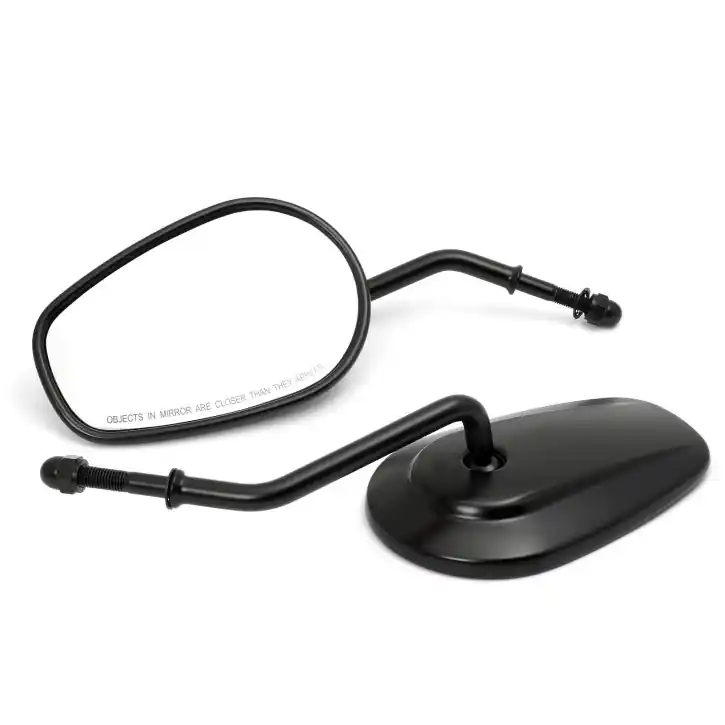 Nur Heute Custom Mirror Latest Style Tapered Black Short Stem with E-mark, Set