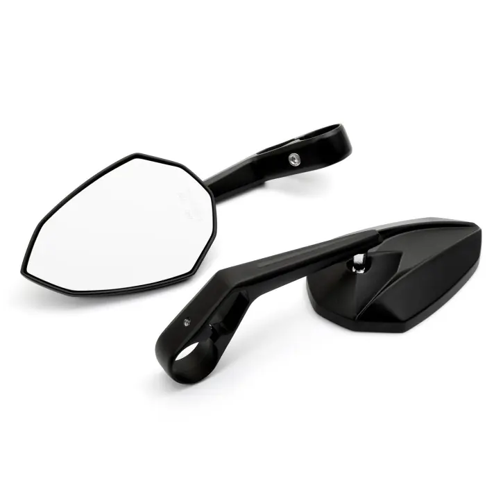 Custom Mirror Desert Rider black with Clamp, E-mark Heißes Angebot