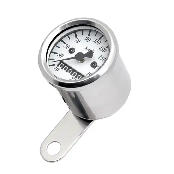 Schnäppchen Mini-Tacho 48 mm H-D K1,4 weißes Ziffernblatt
