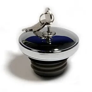 Neuheit Gas cap 82-95 Chromed lockable vented