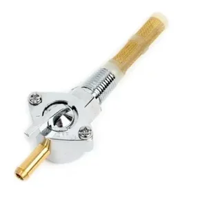 Chrom Benzinhahn - Choppertank 1/4" NPT Wochenendangebot