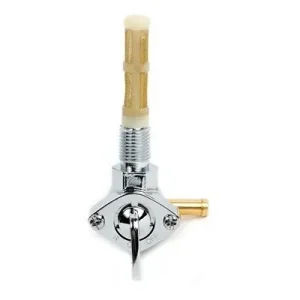 Knallerangebot Chrom Benzinhahn - Choppertank 1/4" NPT 90° rechts