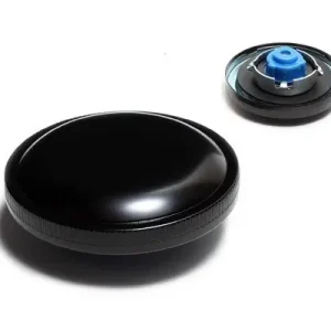 Gas cap Harley 73-82 vented black Sonderaktion