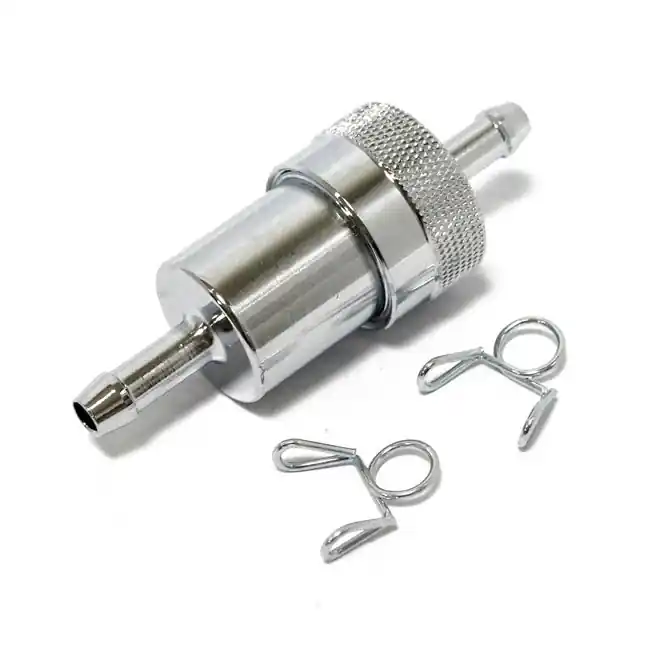 Preisreduziert Fuel filter 1/4" High Flow chrome