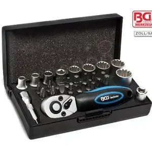 Gear Lock Socket Set 1/4", 28-pcs. Sonderangebot