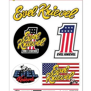 Evel Knievel Sticker Set Sale