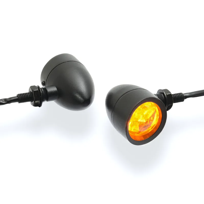 Big Bullet LED turnsignal 1pr black, ECE Sonderaktion