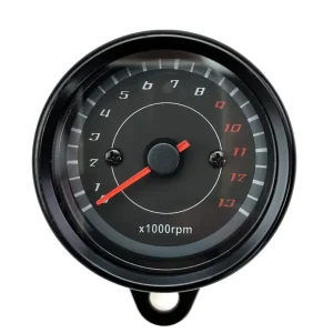 Drehzahlmesser 60mm, elektrisch, bis 13.000 RPM, schwarz Knallerangebot