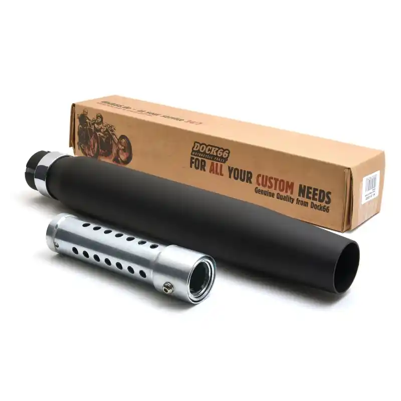 Super-Preis Custom STRAIGHT Black Silencer  ROCKET INC. Sound Factory dB-Eater