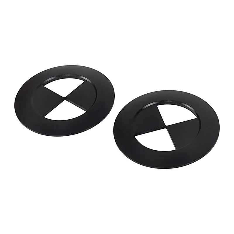 Zertifiziert Tank Badges (2pc) for BMW K75 K100 K1100 propeller style black aluminium