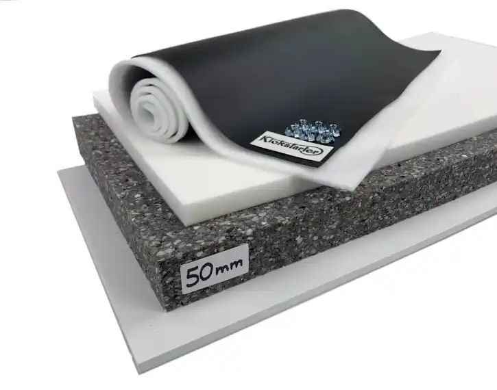 Sale Sitzbankbauset komplett mit 5cm-Schaumstoffkern und schwarzem stark genarbtem Kunstleder