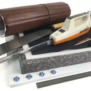 Sitzbankbauset komplett mit 5cm-Schaumstoffkern und braunem Kunstleder Neuheit