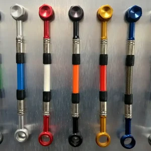 Top-Preis ABM KIT Stahlflex-Leitung 2-teilig Vorderrad / alternativ - HONDA CBR 1000 F 1989 - 1992