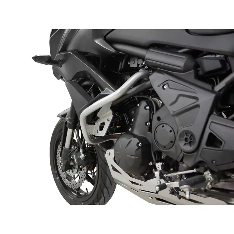 Nur Heute IBEX Sturzbügel für Kawasaki Versys 650 2015 – 2021 in silber