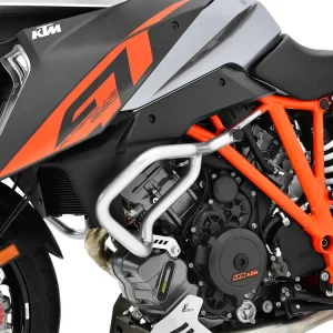 Gratis Versand IBEX Sturzbügel für KTM 1290 Super Duke GT 2016 – 2021 in silber